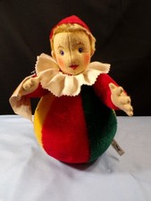 Steiff 0116/28 Roly Poly Clown - MISSING BALL PUFFS ON FRONT