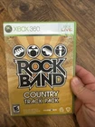 Rock Band: Country Track Pack (Microsoft Xbox 360, 2009) Complete CIB
