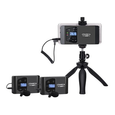 Comica CVM-WS60 Wireless Lavalier Microphone System for Smartphones Cameras