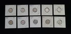 Group of 10 Different Mercury Silver Dimes XF/AU Lot #2 NICE!