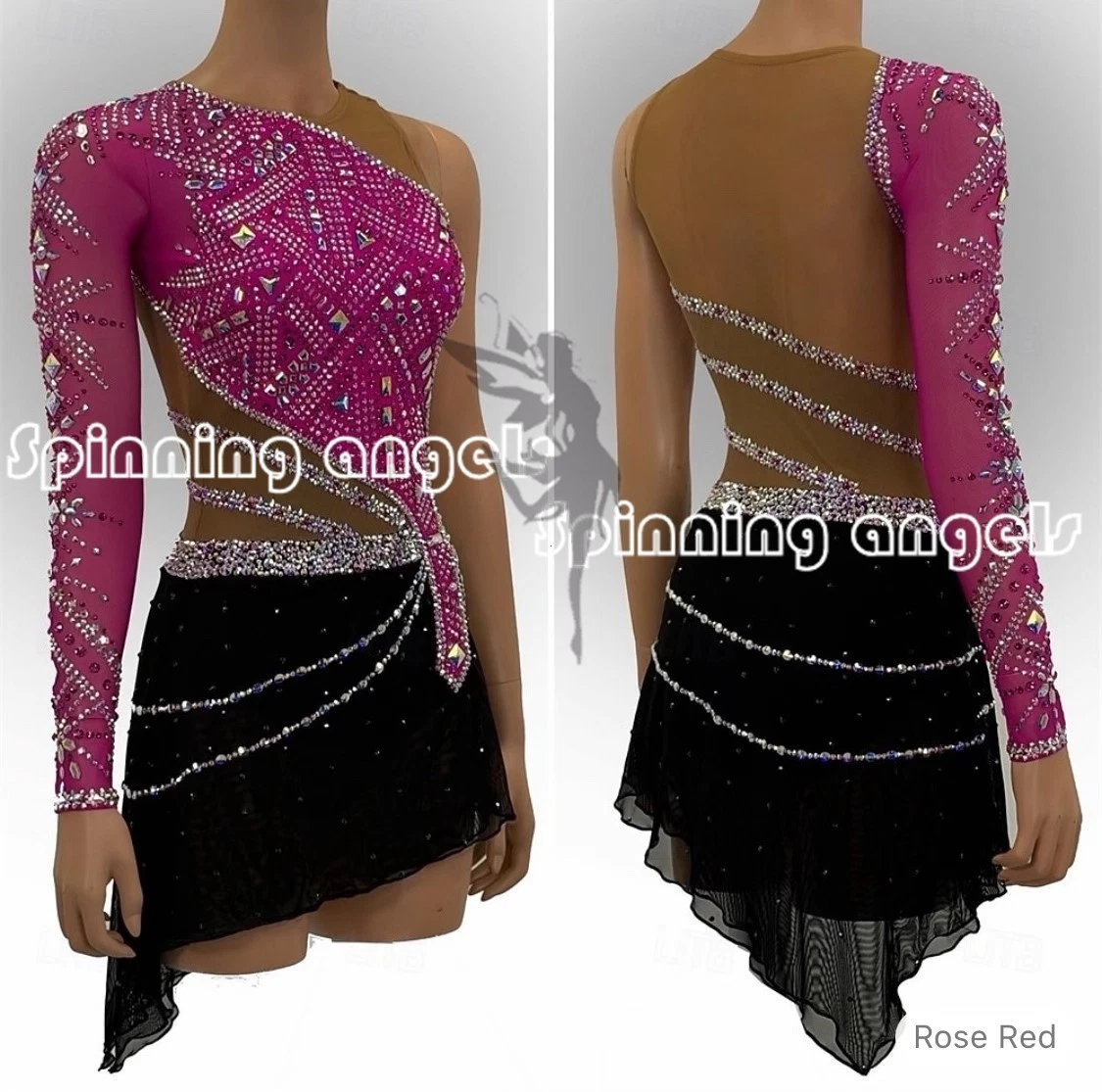 sachin and babi light blue dress Ice/Figure/Roller Skating Dress main image 0