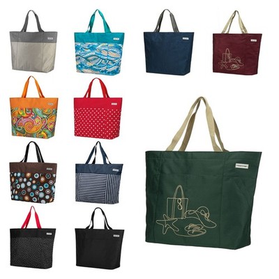 anndora  XXL Strandtasche Einkaufstasche Shopper Tragetasche Reißverschluss Groß