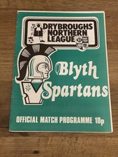 Blyth Spartans v Walsall FA Cup Programme 21st Nov 1981