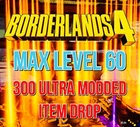 Borderlands 4 300 Level 60 Extreme Modded Guns + Items Drop XBOX PS5 PC SWITCH