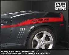 Chevrolet Camaro 2010-2015 Racing Sport Side Stripes Decals Choose Color