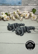 3D Printed Articulating Baby Cat (Fidget Or Keychain) - ZOU3D