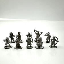 GW Ral Partha Warrior Mixed Lot of 10 Vintage 70s 80s 90s D D Miniature Figures