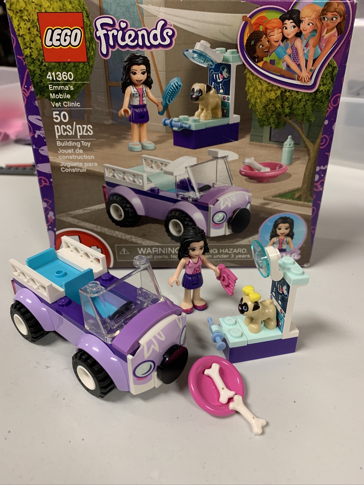 lego friends mobile vet clinic