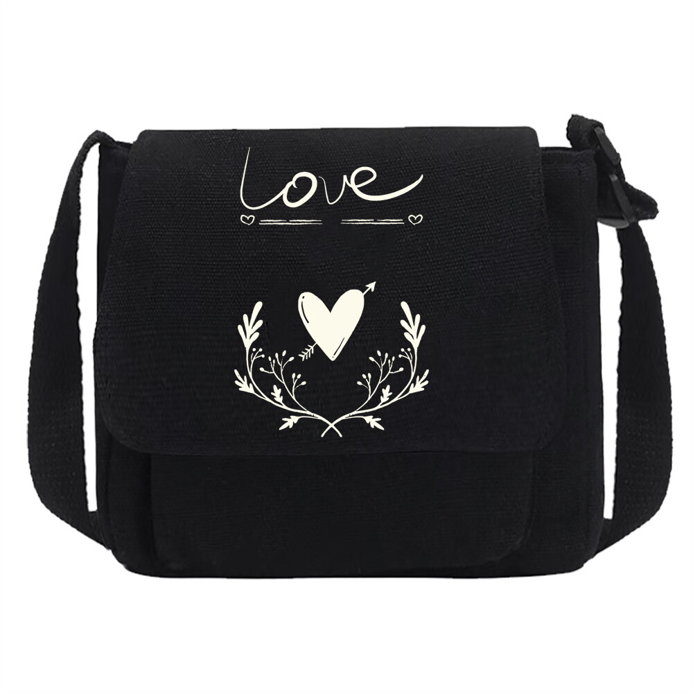 Unisex Cross Body Messenger Bag Women Shoulder Over Bag Detachable