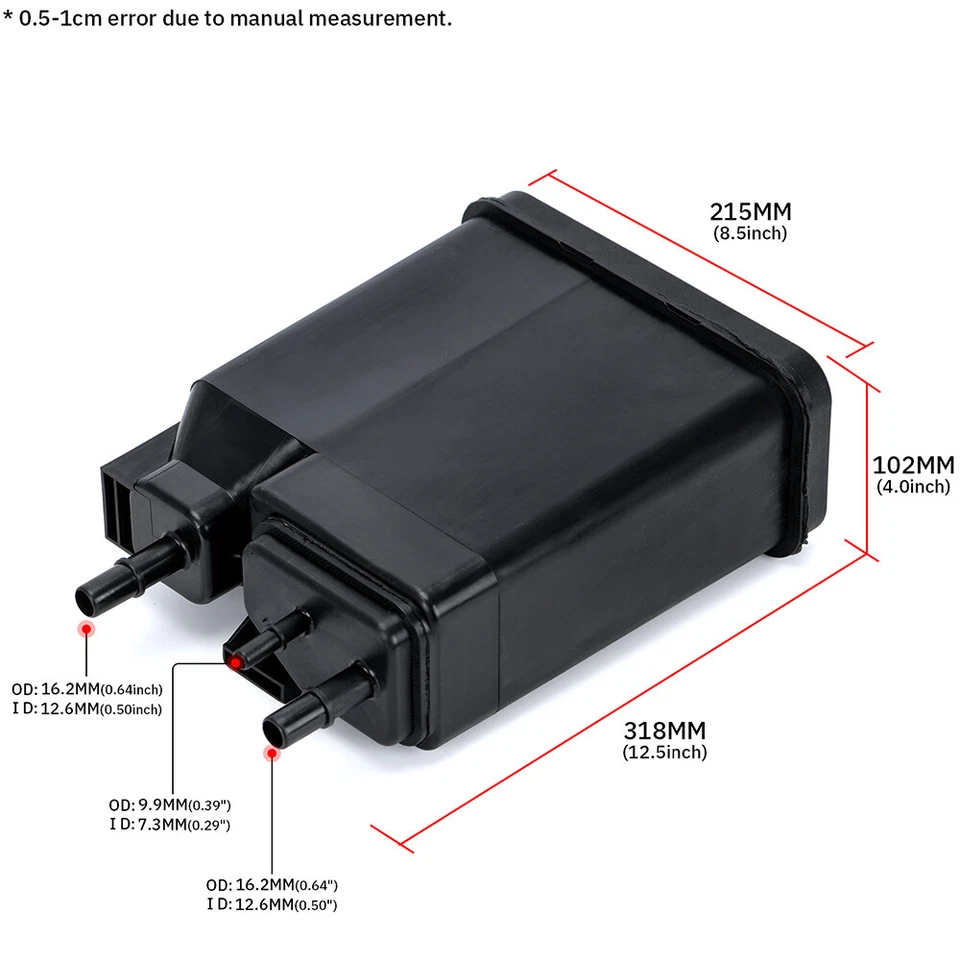 12569373 Bote de carbón de emisiones de vapor para Chevy Silverado 1500 04-13 Foto 4 de 4