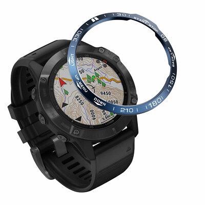 For Garmin Fenix 6x/6x Pro/6x Sapphire Aluminum Bezel Ring Anti Scratch  Cover Australia