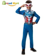Marvel Captain America Sam Wilson Value Child Costume  Mask Small 4-7 Years