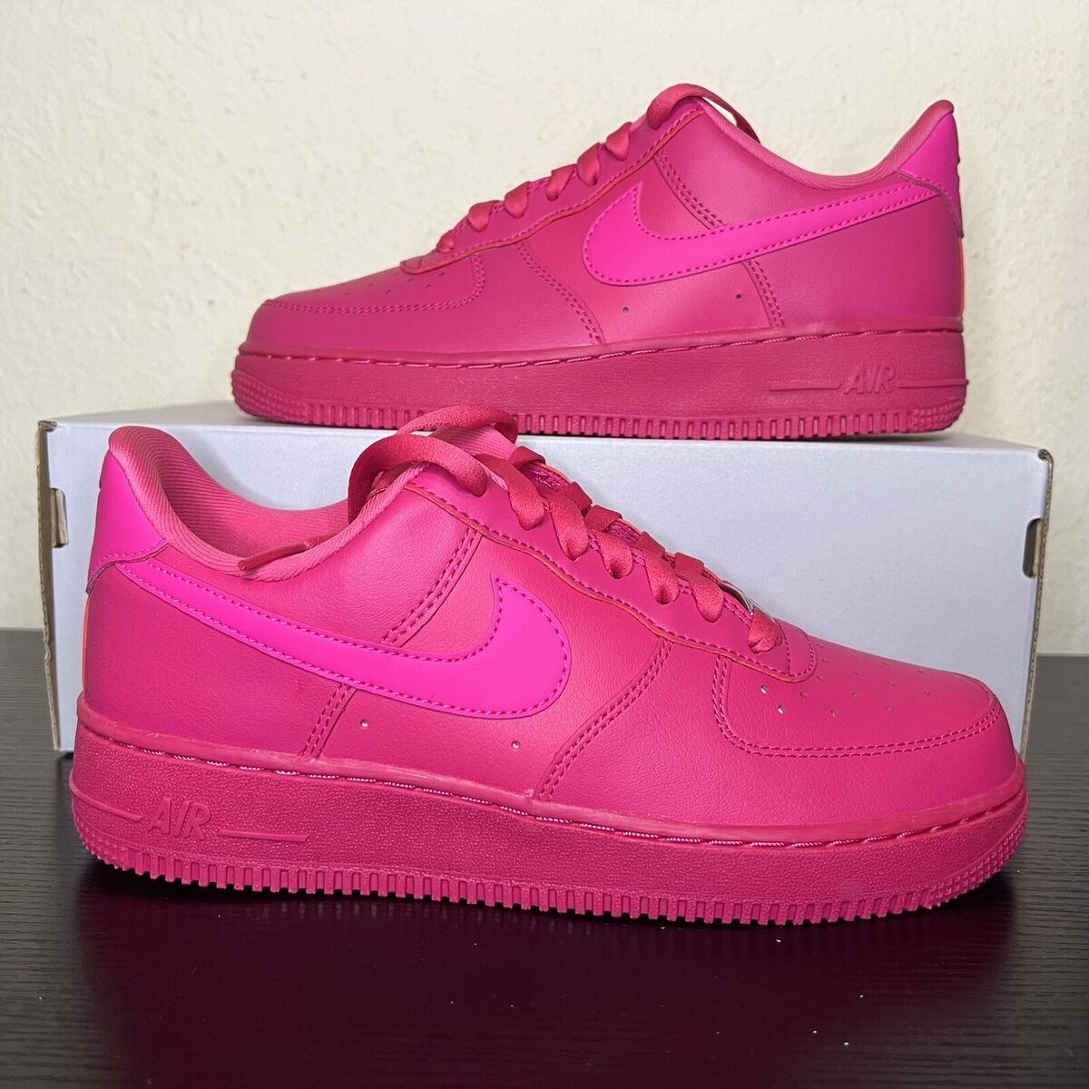 NEW Nike Air Force 1 'Fireberry' Pink Sneakers Women's Size NEW Nike Air Force 1 'Fireberry' Pink Sneakers Women's Size