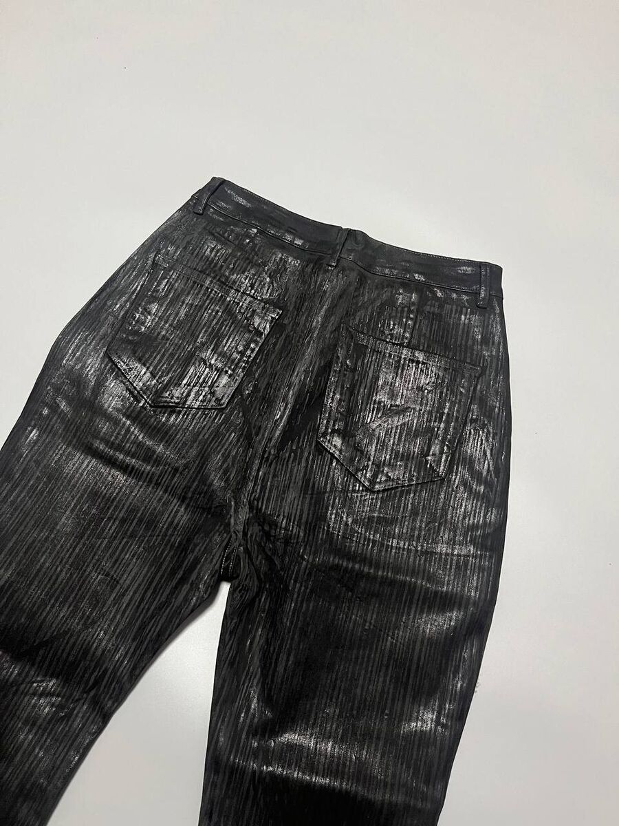 Rick Owens Black Waxed Bolan Jeans DRKSHDW Size 34 | eBay Rick Owens Black Waxed Bolan Jeans DRKSHDW Size 34 | eBay