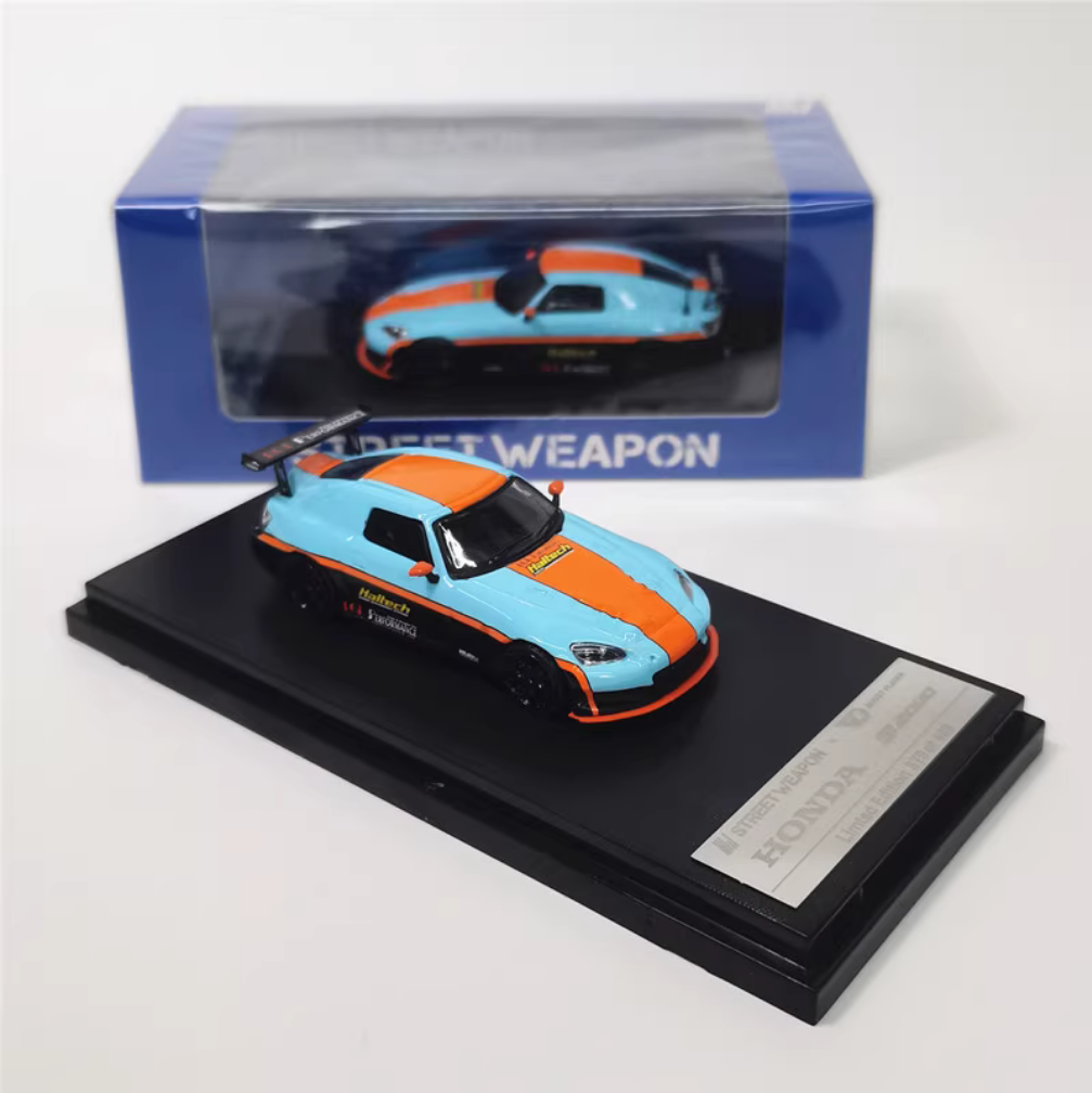 SW 1:64 sports car model bay painted Honda S2000 car model ornament