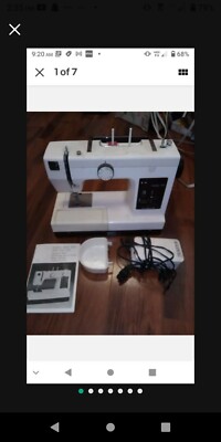 Pfaff Hobby 721 Sewing Machine complete with user manual