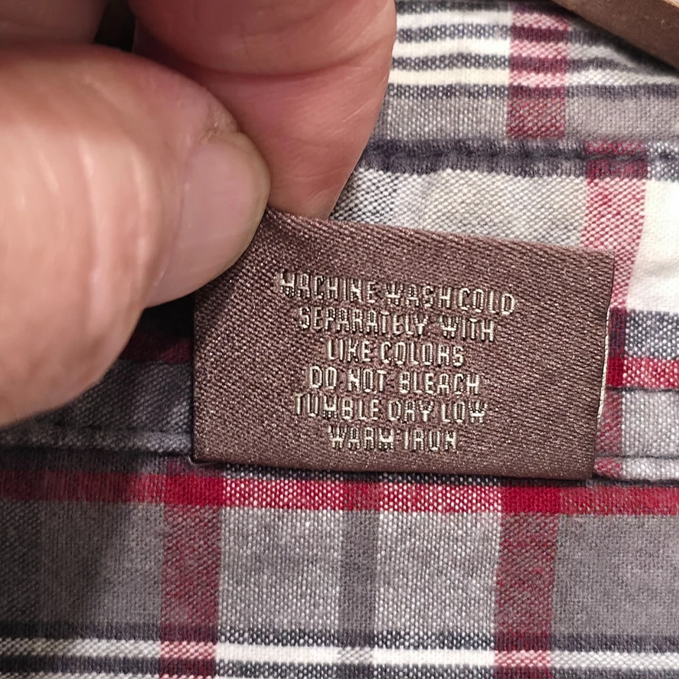 Camisa con botones de manga larga multicolor Great Northwest para hombre talla 4XLT Foto 3 de 4