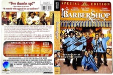 Ice Cube Cedric The Entertainer & Anthony Anderson Signed Barbershop DVD Cover