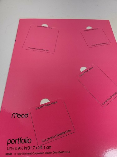 Vintage Mead Supershots Portfolio 3 Hole Folders - Picture 11 of 11