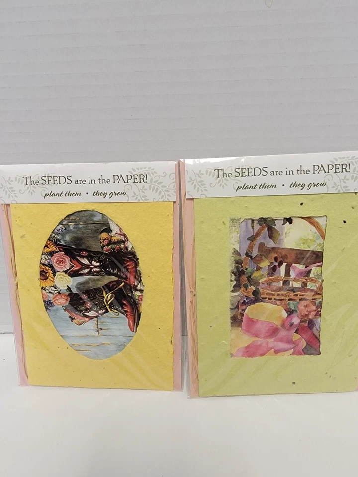 Leanin Tree Peggy Abrams Greeting Card The Seeds are in the Paper Birthday X 6 - Image 2 of 4