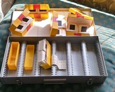 35mm Slide File Coin Storage Box Case Holder Metal 150 slots plus kodak slides