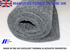 1m x 5m SIFelt™ 30mm 600gsm Car Campervan Sound Heat Insulation Material UK MADE