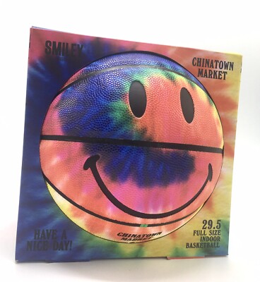 Chinatown Market Smiley Tie Dye Basketball | eBay
