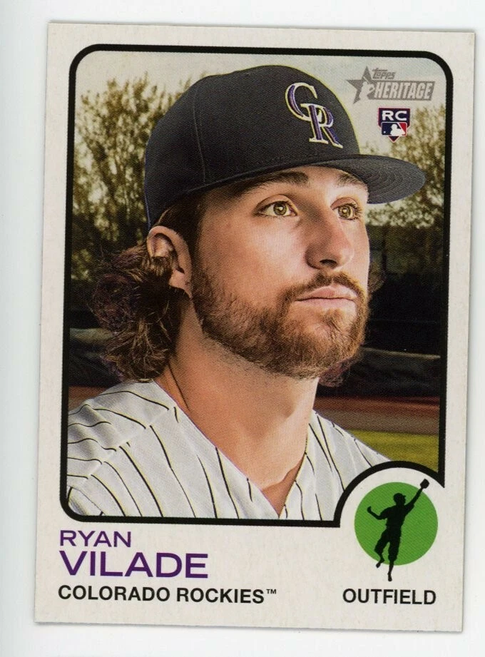 2022 Topps Heritage #112 Ryan Vilade - Colorado Rockies ROOKIE