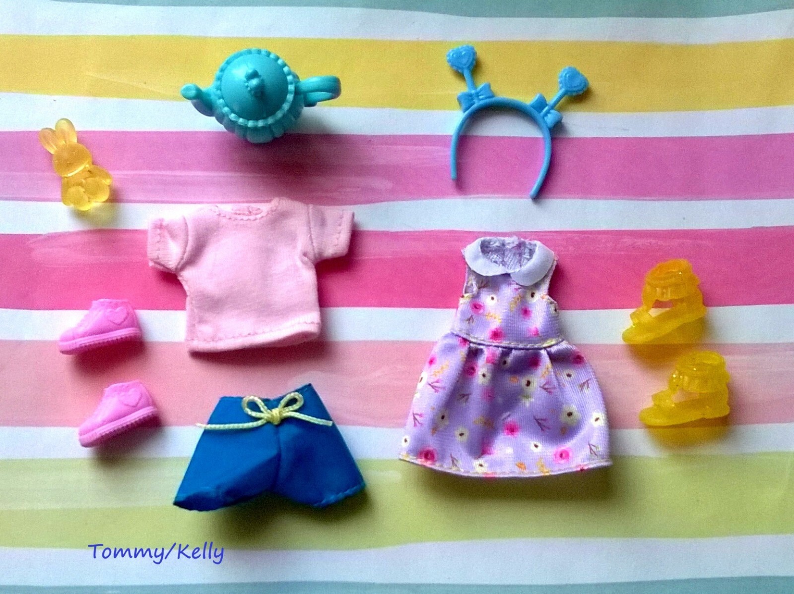 Kelly Tommy or Chelsea doll clothes fashion plus shoes#A1
