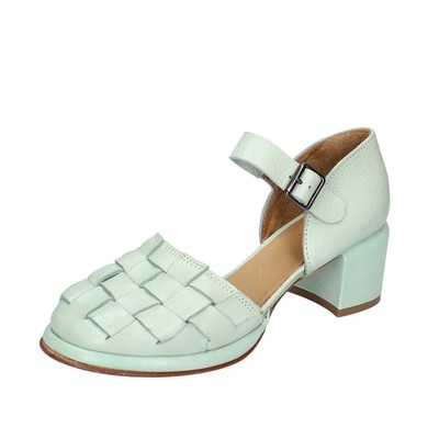 shoes women MOMA sandals green leather 44402G VINTAGE EX462