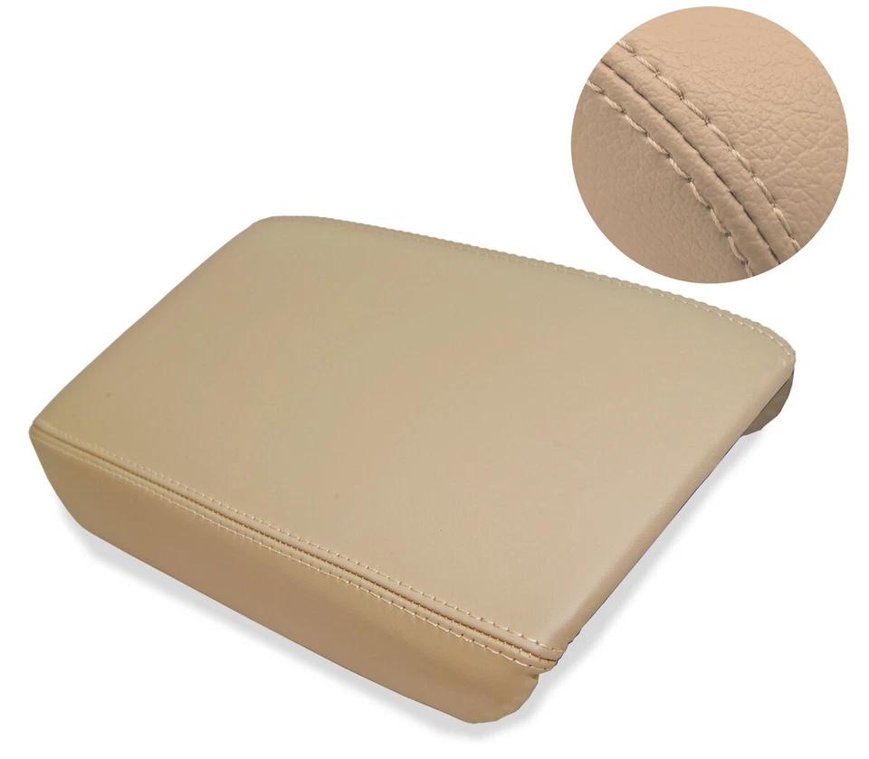 Console central tampa apoio de braço capa pele PVC couro para Acura TSX 2009-2014 bege - Imagem 2 de 4
