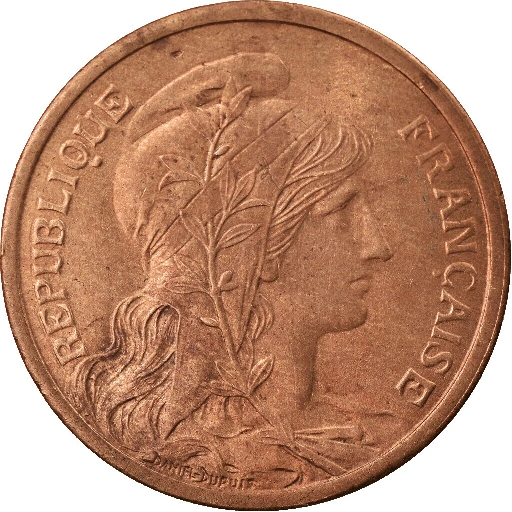 Bronze 1910 Year French Coins