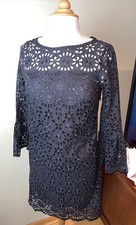 J. Crew Womens Dress Black / Lace Size 00
