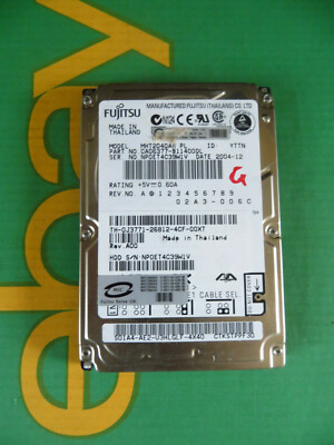 Fujitsu 80 GB 5400 RPM, 2,5" IDE/PATA 8 MB (MHV2080AH) Disco Rigido Per - Foto 5