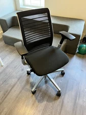 Steelcase Think Chair 3D Knit Licorice 