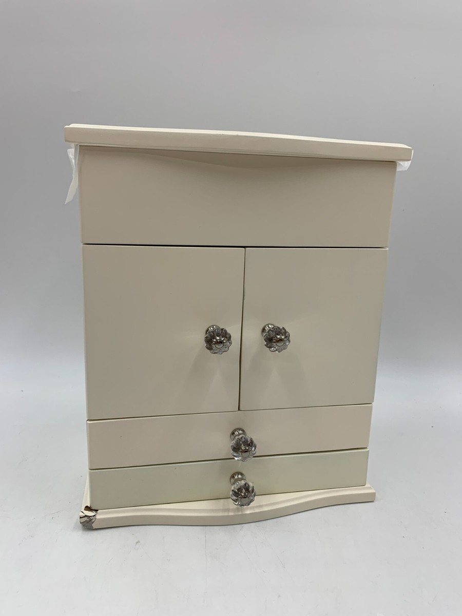 Pottery Barn Kids Abigail Jewelry Box Dresser Chic 9.5x 17