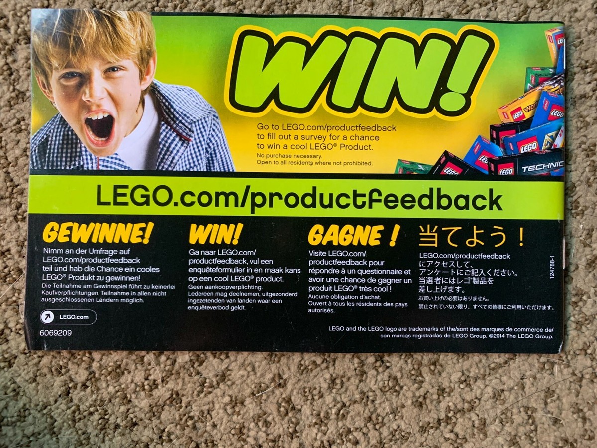 LEGO 70720 NINJAGO ~ HOVER HUNTER ~ INSTRUCTION BOOKLET MANUAL