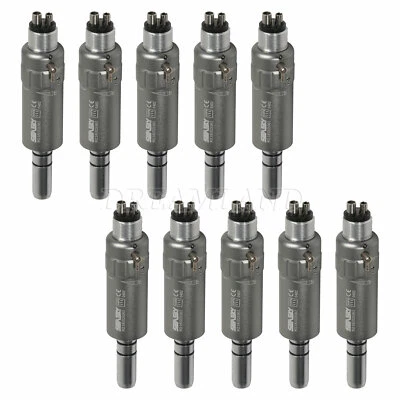 SEASKY 1-10* Dental Slow Low Speed Air Motor Handpiece E-type 4Holes fit NSK P4 UK