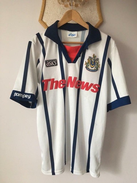 PORTSMOUTH POMPEY 1994 1995 AWAY VINTAGE FOOTBALL SOCCER SHIRT JERSEY
