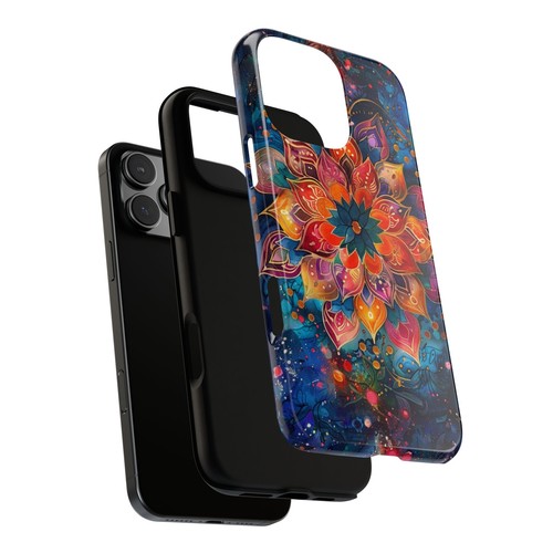 Mandala Flower Watercolor Phone Case for iPhone, Samsung Galaxy, Pixel - 第 7/256 張圖片