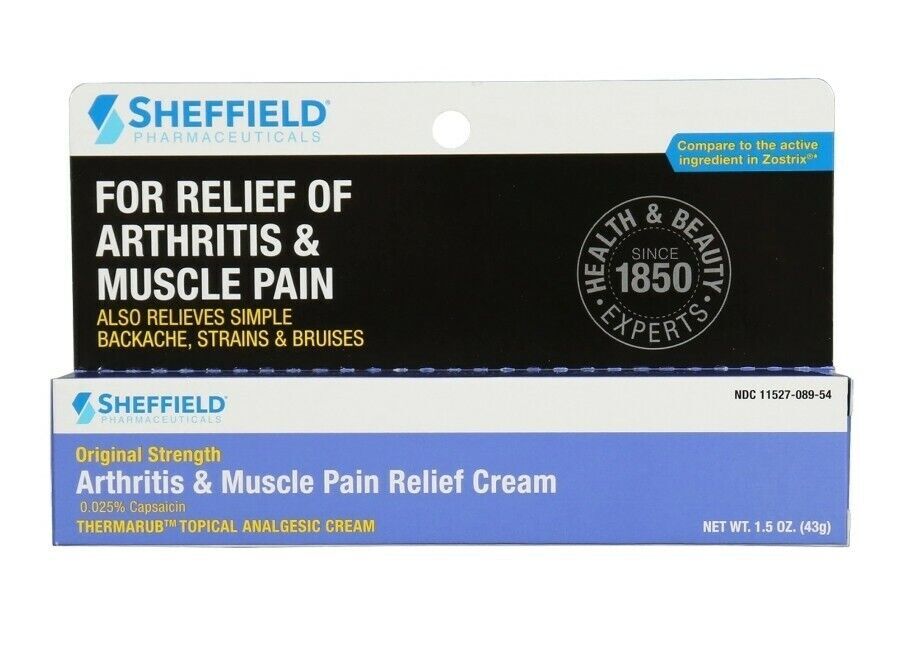 Dr. Sheffield's ThermaRub Arthritis & Muscle Pain Relief Topical Cream