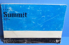 91 1991 Eagle Summit 2door Owners Manual 91 1991 Eagle Summit 2door Owners Manual