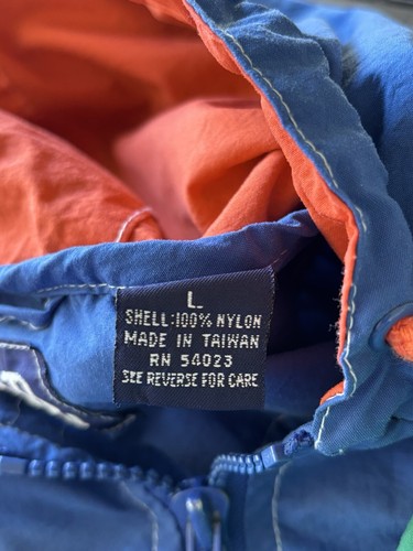 Jacket Vintage GAP color block hooded jacket 'surf '67' youth sz L - Picture 17 of 17