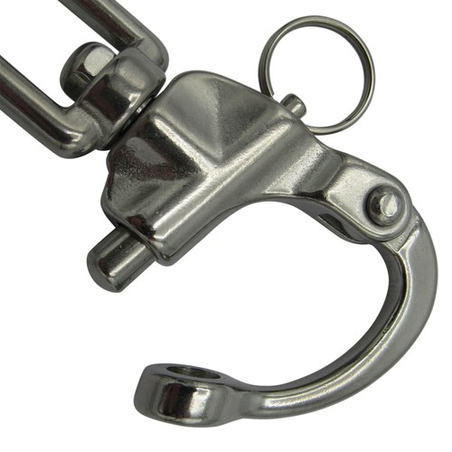Swivel Snap Shackle Stainless Steel 120MM (Carabiner Quick Release) - Picture 5 of 8