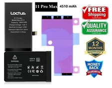 iPhone 11 Pro Max 4510mAh Capacity Replacement Battery A2161 A2218 A2220 LOCTUS