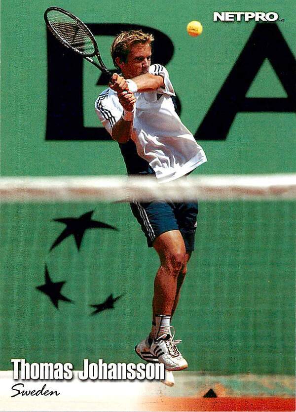 Thomas Johansson #35 2003 NetPro Tennis Rookie RC