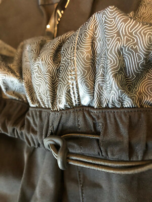 Plythal Black Lightweight Packable Rain Pants 20054-BLK-XL XL NWT