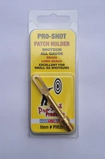 Pro Shot Extended Brass Patch Holder For Shotgun / Slug Gun of All Gauges