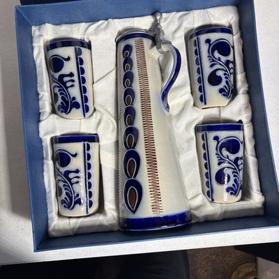 Vintage 1970-78 Echte Salzglasure Merkelbach Salt Glazed Art Pottery Stein