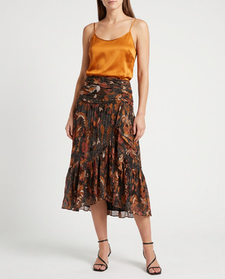 ULLA JOHNSON Ailie Amber Midirock Größe 8/M